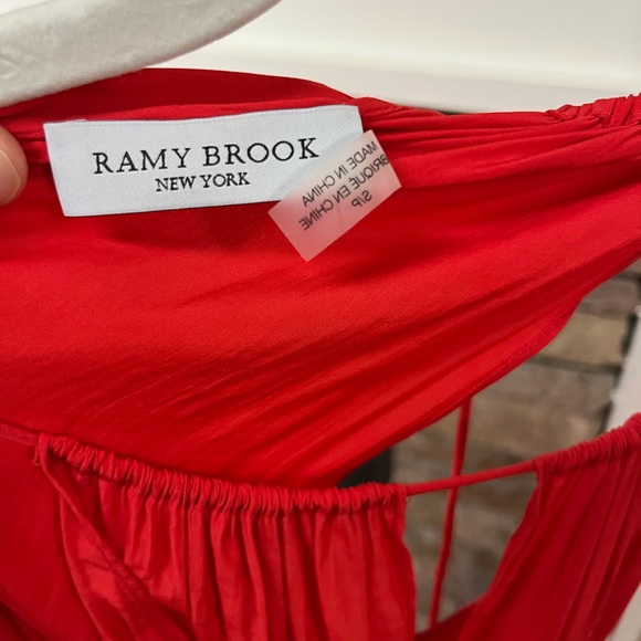 Ramy Brook Shelly Drop Waist Dress, Small, Red - Picture 5 of 6